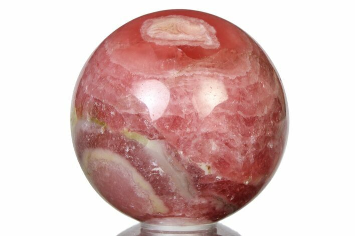 Polished Rhodochrosite Sphere - Argentina #315252